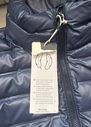 xs Beden mavi Renk Adidas Kaz Tüyü Mont