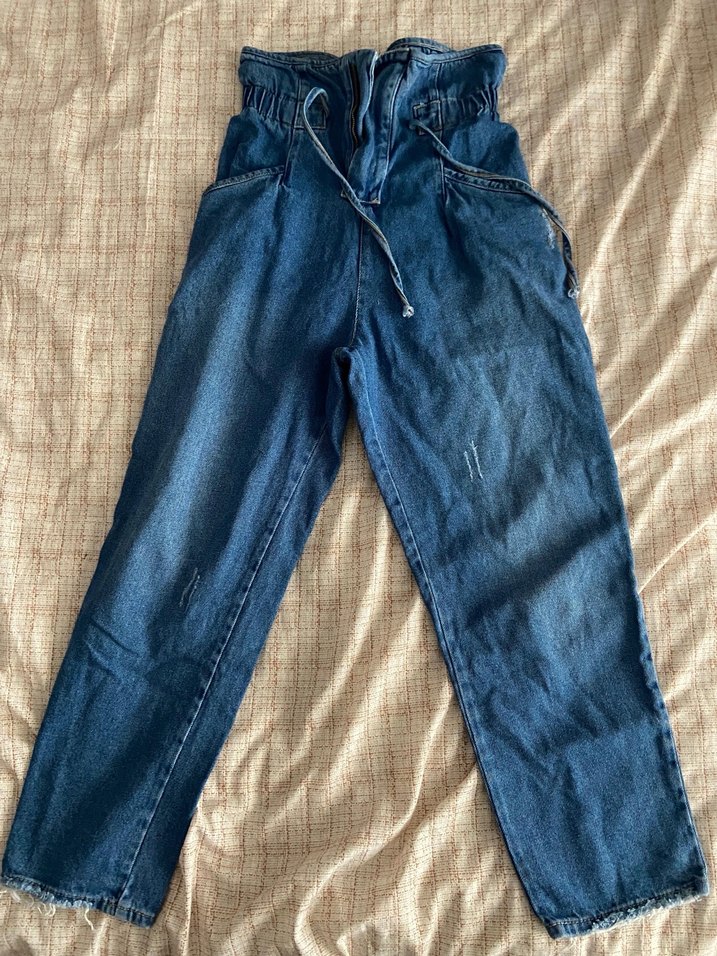 Kadın  Kot Pantolon koton - Görsel 4