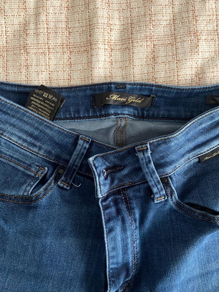 Kadın Lacivert Normal Jean - Görsel 4