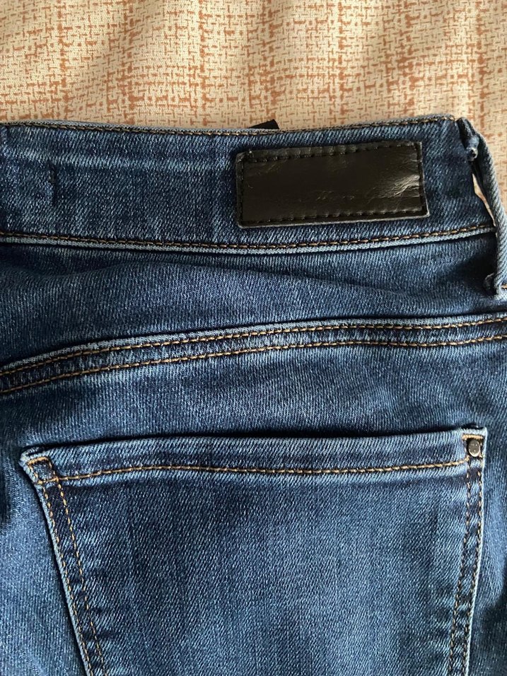 Kadın Lacivert Normal Jean - Görsel 3