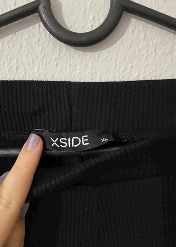 Xside Siyah Kadın İspanyol Paça Pantolon - Görsel 2