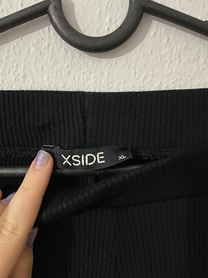 Xside Siyah Kadın İspanyol Paça Pantolon - Görsel 2