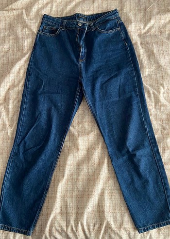 Kadın Lacivert Denim Pantolon trendyol - Görsel 3