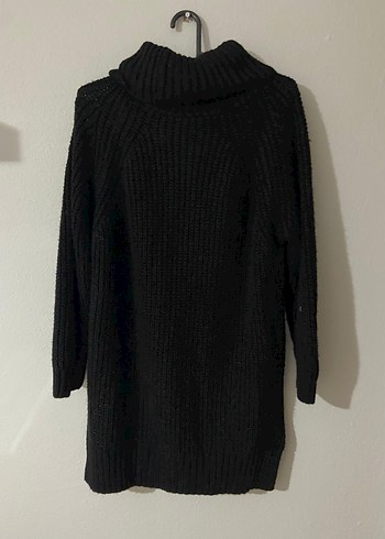 Siyah Triko Boğazlı Kazak - Görsel 2