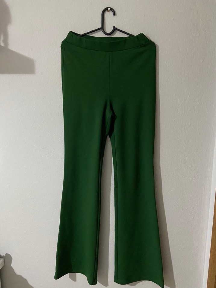 Stradivarius yesil kadin pantolon xs beden - Görsel 2