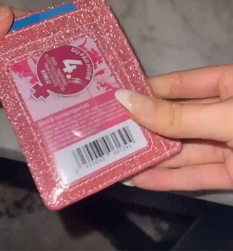 Beden pembe Renk meshur simli kartlik