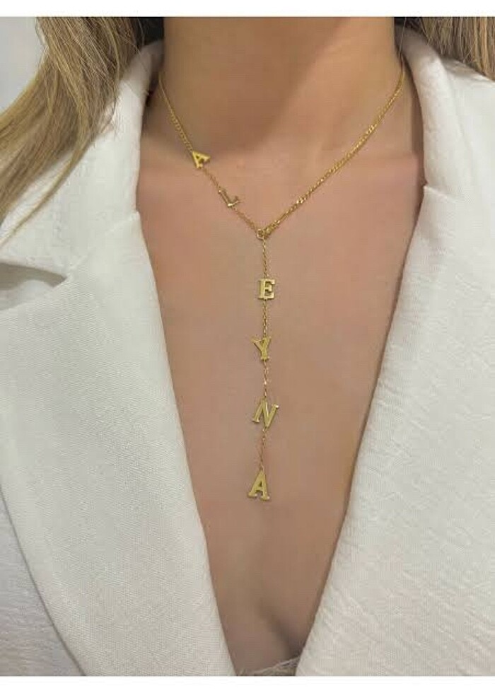 Kişiye özel isim kolye - Görsel 2