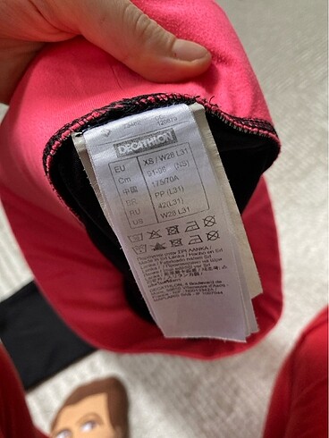 xs Beden siyah Renk DECATHLON KADIN SPOR TAYT