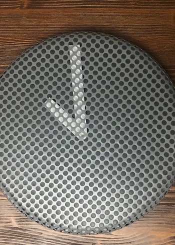 Ikea Gri Noktalı Modern Duvar Saati
