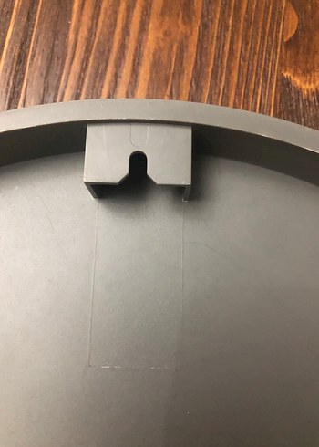 Beden gri Renk Ikea Gri Noktalı Modern Duvar Saati