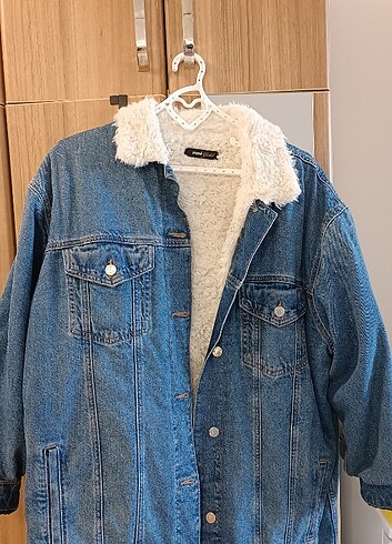 Mavi Jeans Mavi Kot kürklü ceket