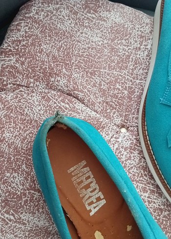 Püsküllü Turkuaz Kız Çocuk Loafer - Görsel 5