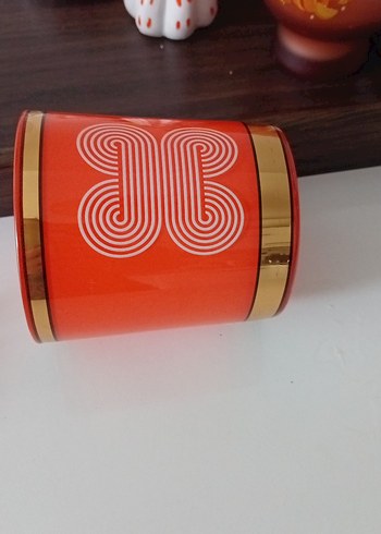 sonbahar konsepi turuncu sunumluk bardak - Görsel 2