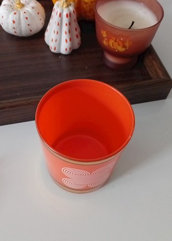 sonbahar konsepi turuncu sunumluk bardak - Görsel 4