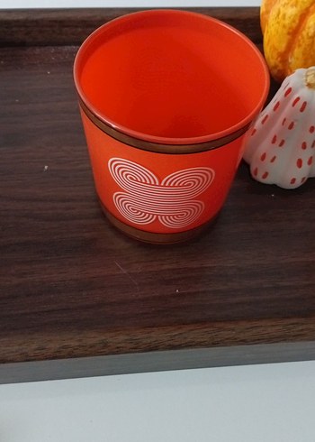 sonbahar konsepi turuncu sunumluk bardak - Görsel 7