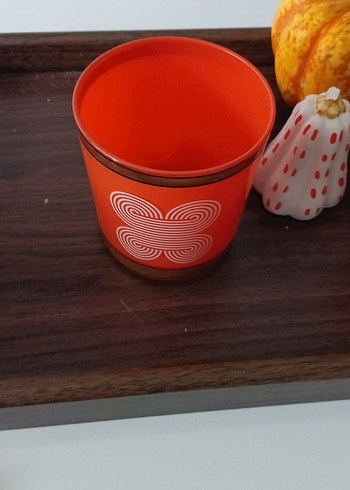 sonbahar konsepi turuncu sunumluk bardak - Görsel 6