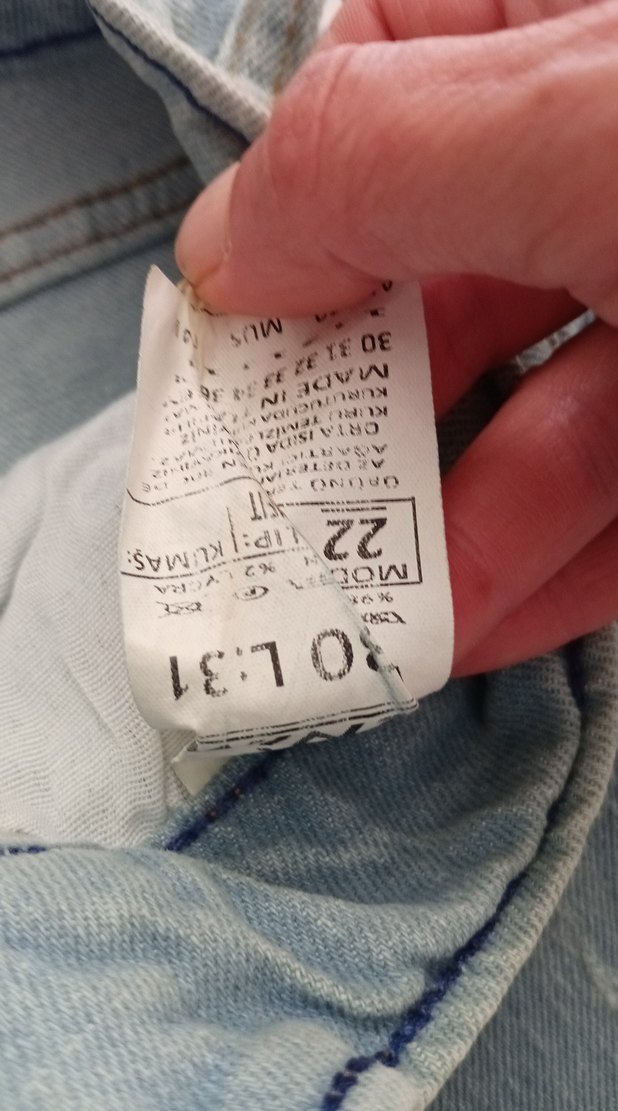 Erkek Bej Denim Regular Fit Jean - Görsel 3