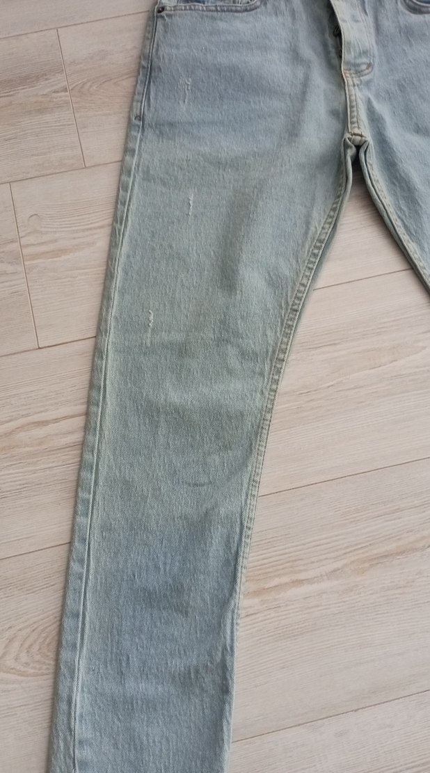 Erkek Bej Denim Regular Fit Jean - Görsel 2