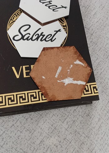 Altın Parlak Dekoratif Sabret Yazılı Ayna - Görsel 8