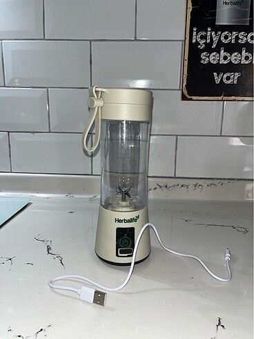 Herbalife logolu taşınabilir smoothie blendır