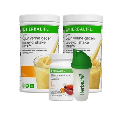 Özel herbalife seti indirimde