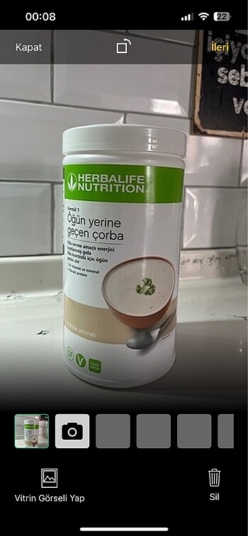 Herbal mantar çorbası