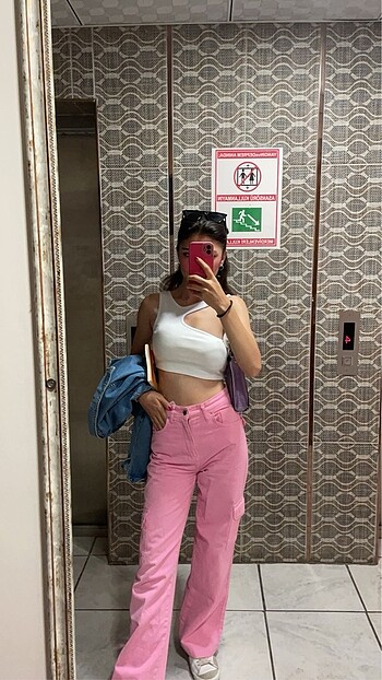 trendyolmilla pembe wide leg