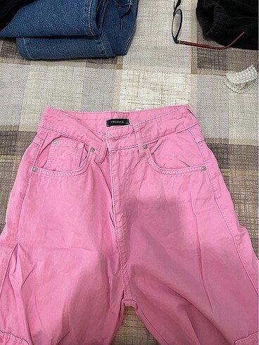 34 Beden trendyolmilla pembe wide leg