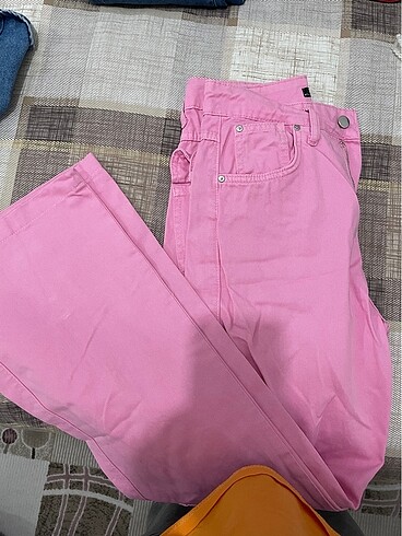 34 Beden pembe Renk trendyolmilla pembe wide leg