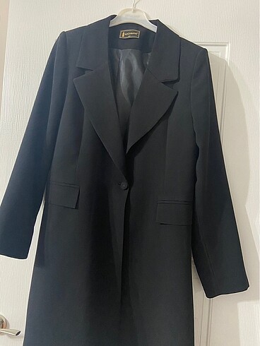 Siyah uzun ceket