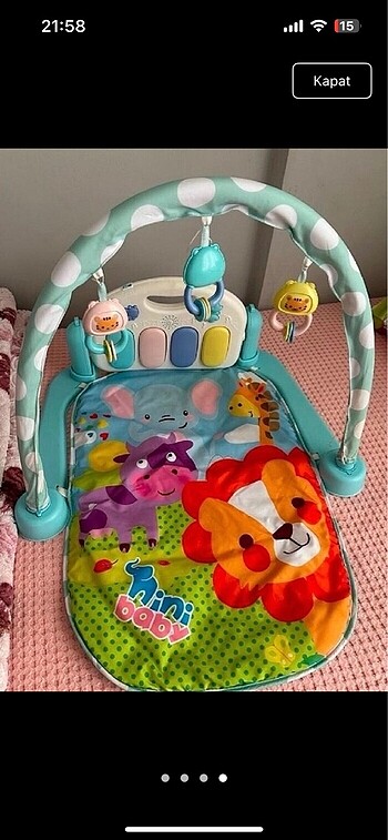 Fisher Price Piyanolu halı