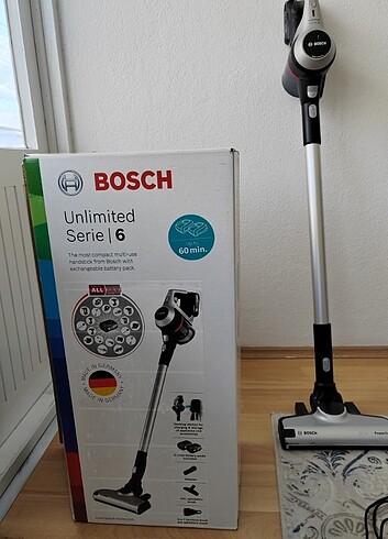 Bosch Dikey Şarjlı Süpürge Unlimited Serie 6