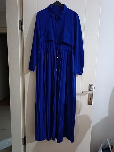 Diğer Tesettür mavi elbise