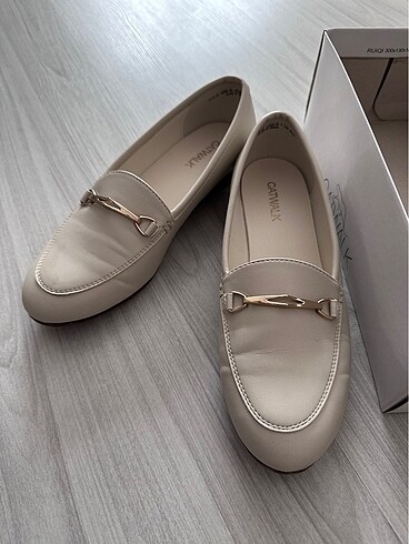 38 Beden Catwalk krem loafer