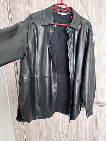 Paul Mark Siyah Deri Gömlek - Görsel 5