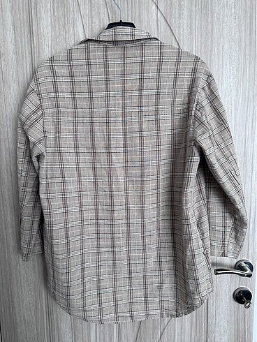 Zara marka keten gömlek/ceket - Görsel 2