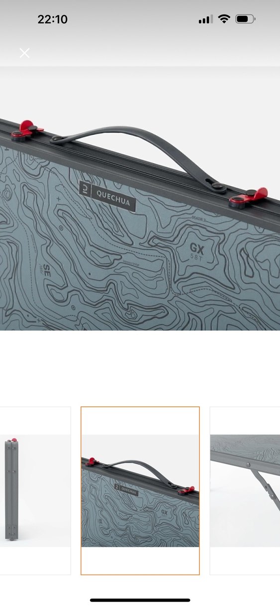 Decathlon Katlanabilir Kamp Masası - Görsel 4