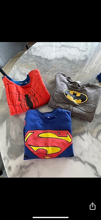LC Waikiki 3-4 yaş Marvel t-shirt?ler
