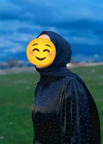 40 Beden Uzun Siyah Taşlı Salaş Elbise