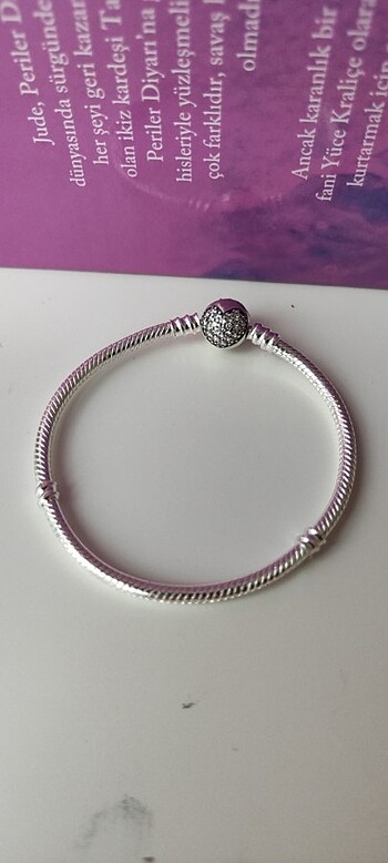 Kalpli İthal Gümüş Pandora Bileklik 17 cm