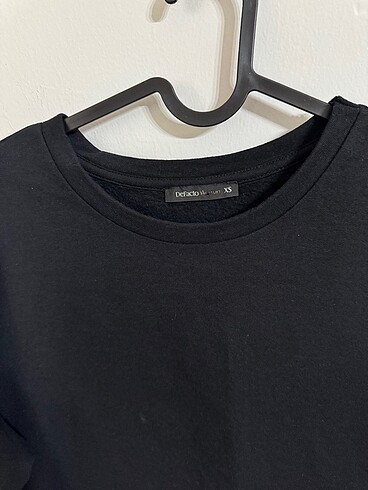 xs Beden siyah Renk Puantiye detaylı sweat elbise