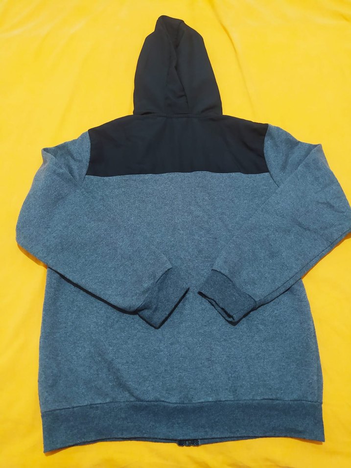 Lc Waikiki Gri Kapüşonlu Fermuarlı Erkek Sweatshirt - Görsel 2