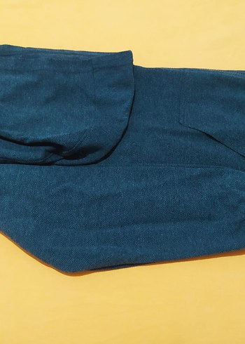 Lc Waikiki Gri Kapüşonlu Fermuarlı Erkek Sweatshirt - Görsel 5