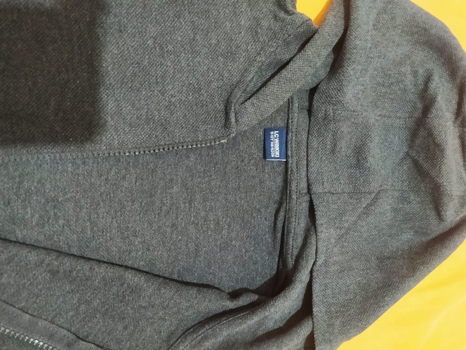 Lc Waikiki Gri Kapüşonlu Fermuarlı Erkek Sweatshirt - Görsel 2