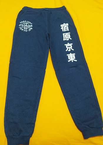 Koton Erkek Lacivert Baskılı Streetwear Eşofman - Görsel 3