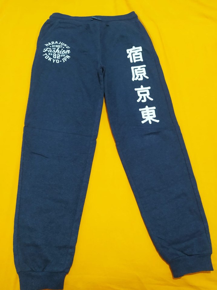 Koton Erkek Lacivert Baskılı Streetwear Eşofman - Görsel 3