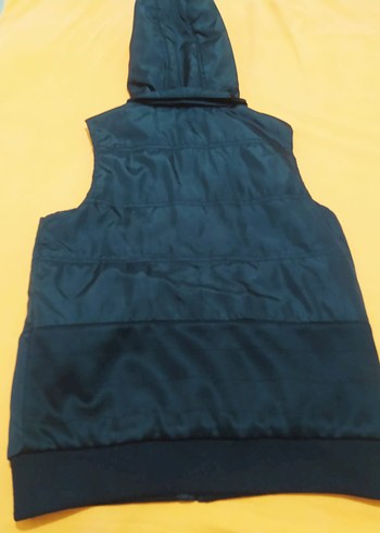 Lc Waikiki Erkek Siyah Kapüşonlu Fermuarlı Yelek - Görsel 3