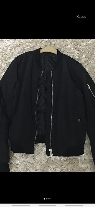siyah bomber ceket