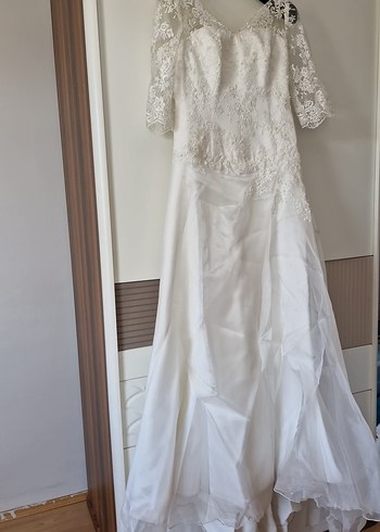 Diğer Romantik Dantelli Beyaz Gelinlik