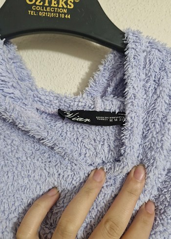 Kadın Midi Boy Rahat Triko Kazak - Görsel 3